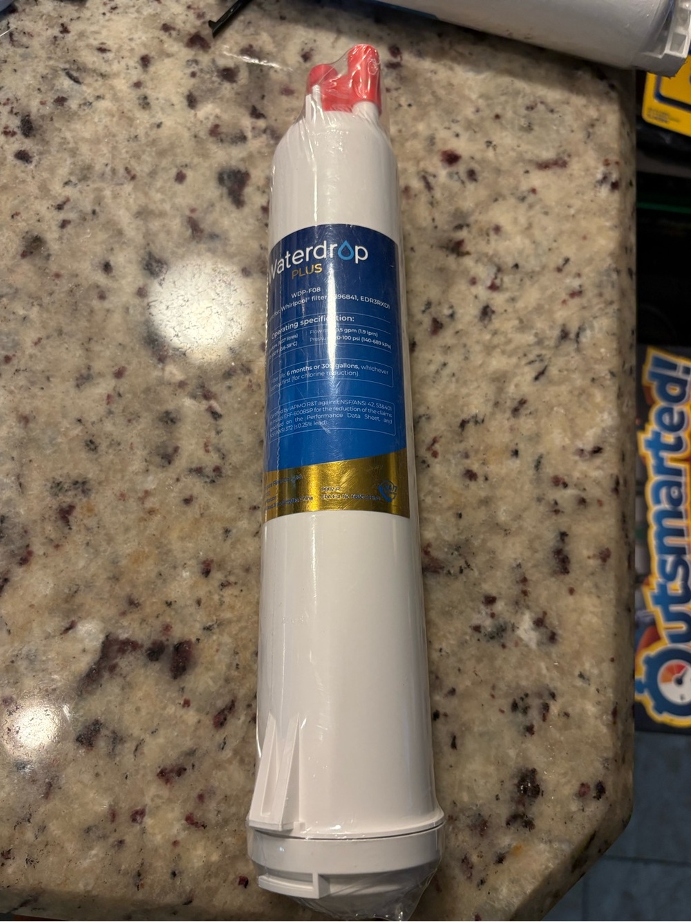 Waterdrop WD-F08 Replacement Refrigerator Water Filter.